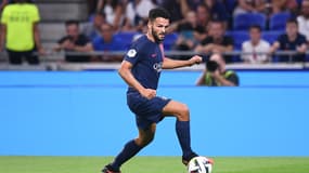 Goncalo Ramos lors du match OL-PSG (1-4, 4e journée de Ligue 1), le 3 septembre 2023
