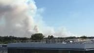 Incendie à Saint-Jean-d'Illac - Témoins BFMTV
