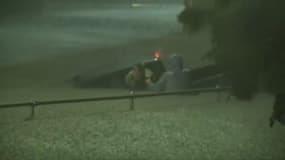 Un sauvetage en Louisiane, aux États-Unis, le 11 septembre, lors du passage de l'ouragan Francine.