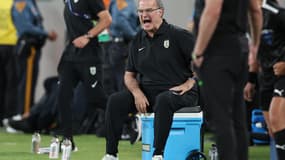 Le coach de l'Uruguay, Marcelo Bielsa, lors du succès 3-1 de ses hommes face au Panama