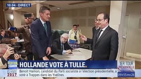François Hollande a voté à Tulle