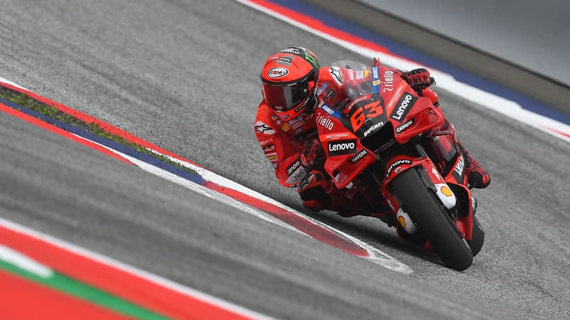 Pecco Bagnaia lors du Grand Prix d'Autriche.