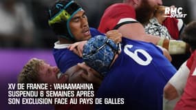 XV de France : Vahaamahina suspendu 6 semaines après son exclusion face au Pays de Galles