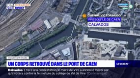 Caen: le corps d'un homme retrouvé dans le chenal Victor-Hugo
