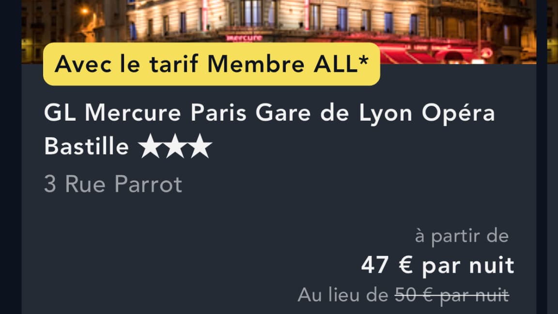 Sur SNCF Connect, il est désormais possible de réserver une chambre d'hôtel