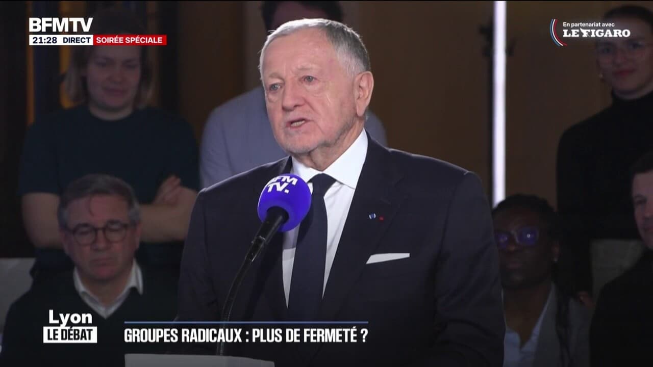 Jean-Michel Aulas (Cœur Lyonnais), ancien président de l'OL, et candidat à la mairie de Lyon, affirme "qu'il n'y a eu aucun laxisme" lors de son mandat avec l'équipe sportive Kép
