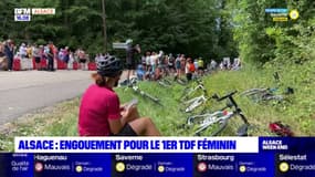 Les Alsaciens attendent le passage du Tour de France féminin