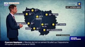 Météo Paris Ile-de-France: baisse des températures pour ce vendredi, 27°C dans la capitale
