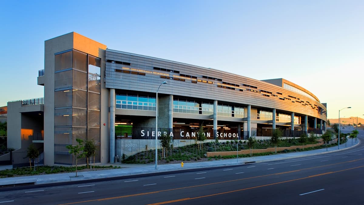 Le campus hyper moderne de Sierra Canyon, à Chatsworth, quartier de Los Angeles