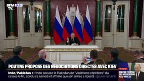 Guerre en Ukraine: Vladimir Poutine souhaite reprendre des négociations directes avec Kiev