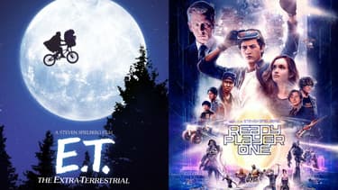 Affiches d'E.T. et de Ready Player One
