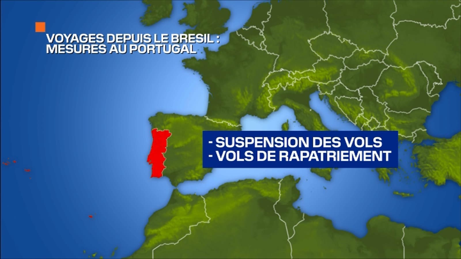 Les restrictions mises en place en Europe pour les vols depuis le Brésil. Les restrictions mises en place en Europe pour les vols depuis le Brésil.