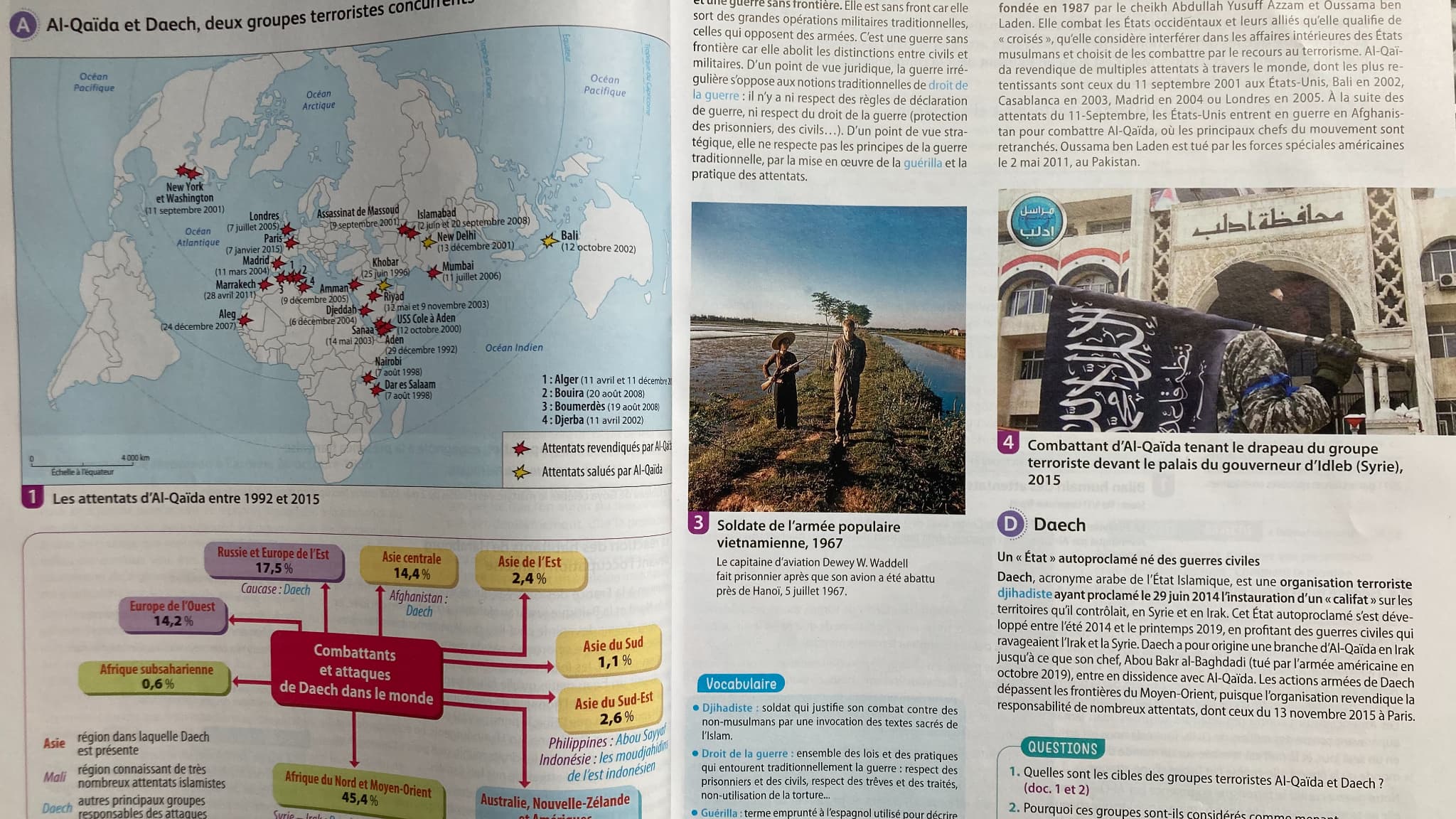 Le manuel d'HGGSP de terminale, Hachette