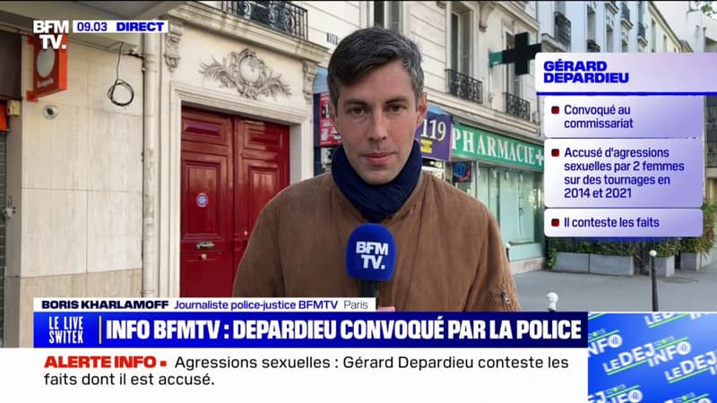 Regarder la vidéo Gérard Depardieu convoqué ce lundi matin en vue d'un placement en garde à vue 