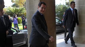 La tâche qui attend le président chypriote Nicos Anastasiades s'annonce "très difficile" ce dimanche soir à Bruxelles lors de la réunion des ministres des Finances de l'Eurogroupe pour sauver son pays de la faillite. /Photo prise le 21 mars 2013/REUTERS/A