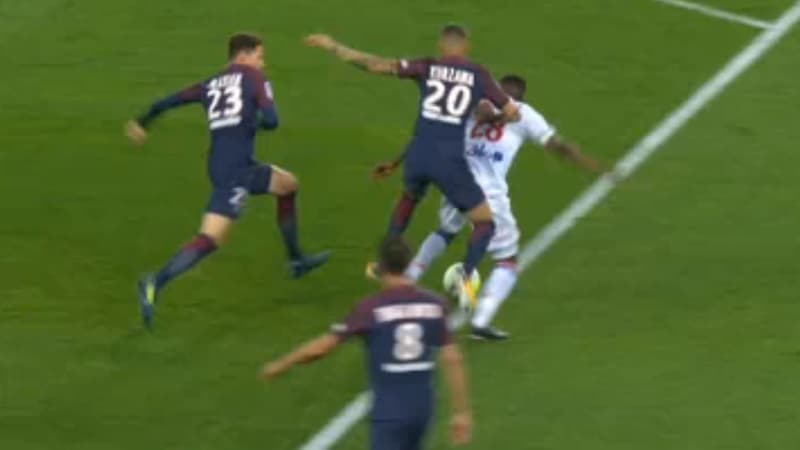 PSG-OL: pas de penalty sur Ndombele