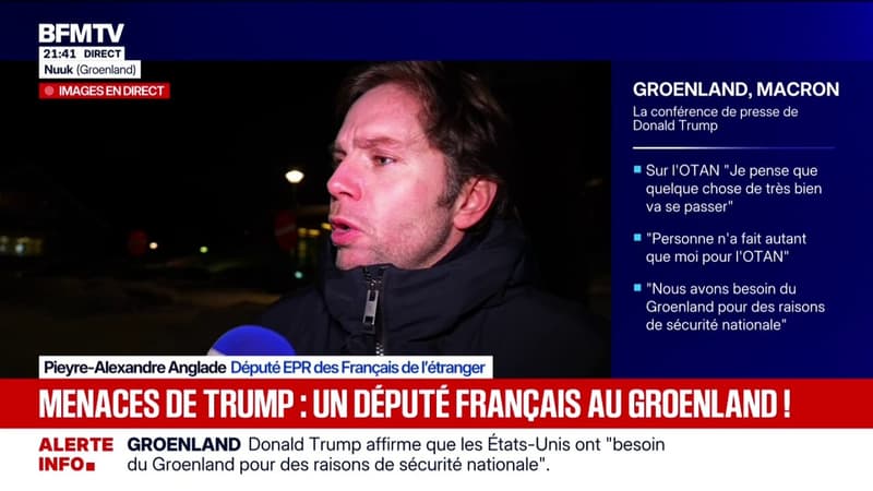"Le peuple groenlandais est inquiet de la situation", déclare Pieyre-Alexandre Anglade, député (EPR) des Français à l'étranger