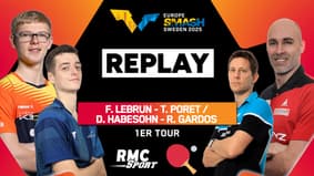  Replay : F. Lebrun a-t-il pris sa revanche en double avec Poret ? (WTT Europe Smash)