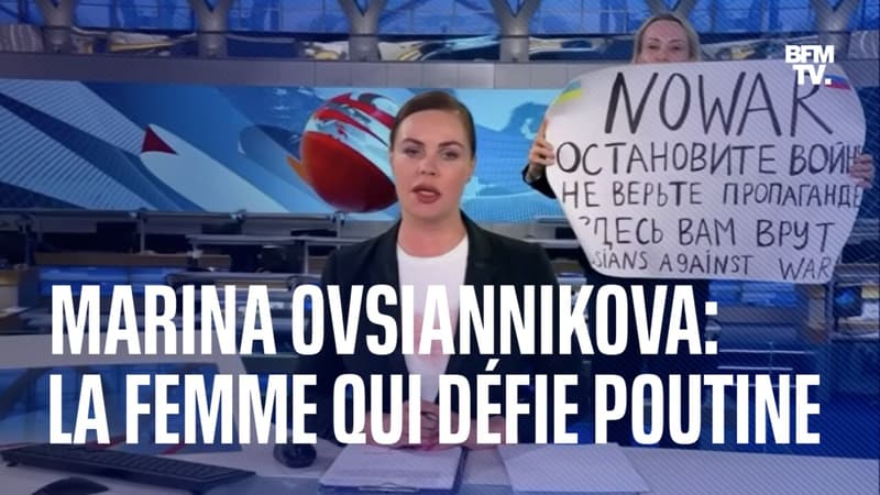 Marina Ovsiannikova: la femme qui défie Vladimir Poutine
