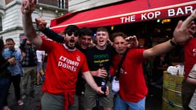 Les supporters des Reds à Paris à la veille de la finale de Ligue des champions. 
