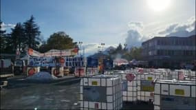 Les salairés de l'usine Vencorex sont en grève depuis le 23 octobre