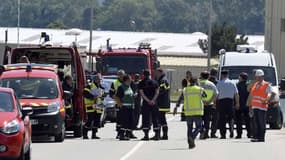 Les secours rassemblés sur les lieux du drame, peu après l'attaque.