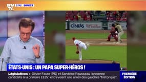 États-Unis: lors d'un match de baseball, un papa rattrape une balle perdue arrivée dans les gradins