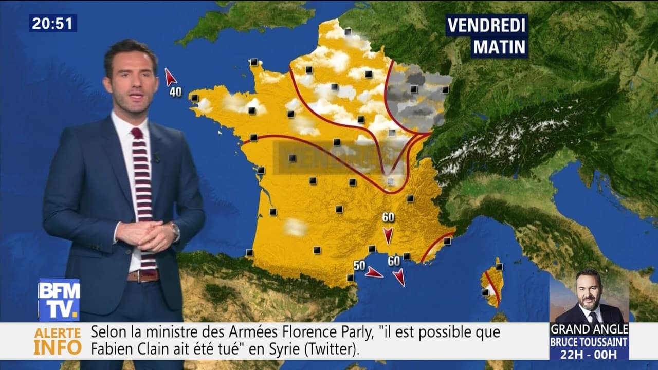 La météo pour ce vendredi 22 février 2019