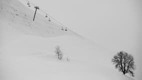 Les pistes du Grand-Bornand, en Haute-Savoie, le 21 janvier 2021 