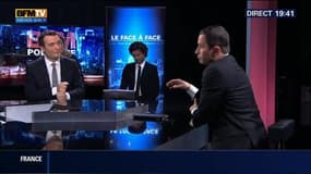 Benoît Hamon face à Florian Philippot dans BFM Politique