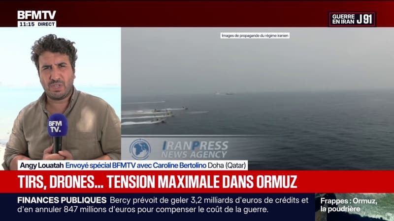Tirs, drones... L'Iran continue ses opérations dans le détroit d'Ormuz