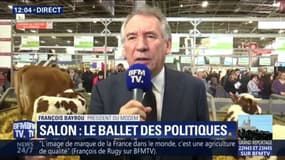 Salon de l'Agriculture: pour François Bayrou, "la France se reconnaît dans ses paysans"