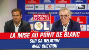 OL : "On est tous d’accord pour faire ce mercato", la mise au point de Blanc sur sa relation avec Cheyrou