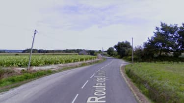 La D289 près de Pau