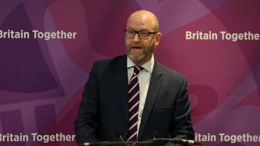 Le leader du Ukip Paul Nuttall, le 25 mai 2017 à Londres.