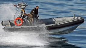 L'agence Frontex en opération au larges des côtes françaises, le 23 octobre 2009.