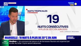 Marseille: 19 nuits à plus de 20°C en juin
