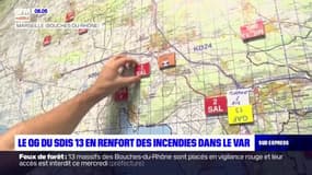Incendie dans le Var: des pompiers des Bouches-du-Rhône en renfort
