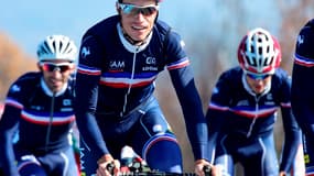 Sylvain Chavanel et l'équipe de France de cyclisme sur route.