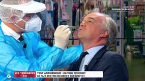 Les tendances GG : Test antigénique, Olivier Truchot se fait tester en direct sur BFMTV ! - 11/11