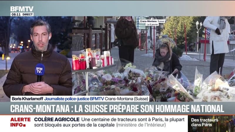 Crans-Montana: ce vendredi 9 janvier aura lieu l'hommage national en mémoire des victimes