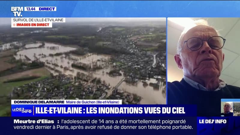 Crues en Ille-et-Vilaine: On est dans une situation très très compliquée, raconte le maire de Guichen Pont-Réan