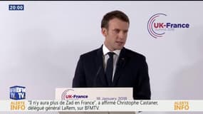 Mineurs non-accompagnés: "point important" du traité franco-britannique sur l'immigration, dit Macron 