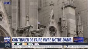 Six mois après l'incendie de Notre-Dame, le recteur de la cathédrale espère continuer de la faire vivre