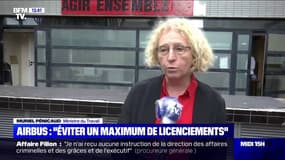 Muriel Pénicaud est en contact avec la patron d'Airbus pour "éviter un maximum de licenciements"