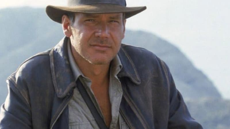 Harrison Ford dans Indiana Jones. 