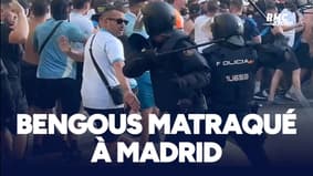 Real-OM : Bengous matraqué par la police espagnole à Madrid