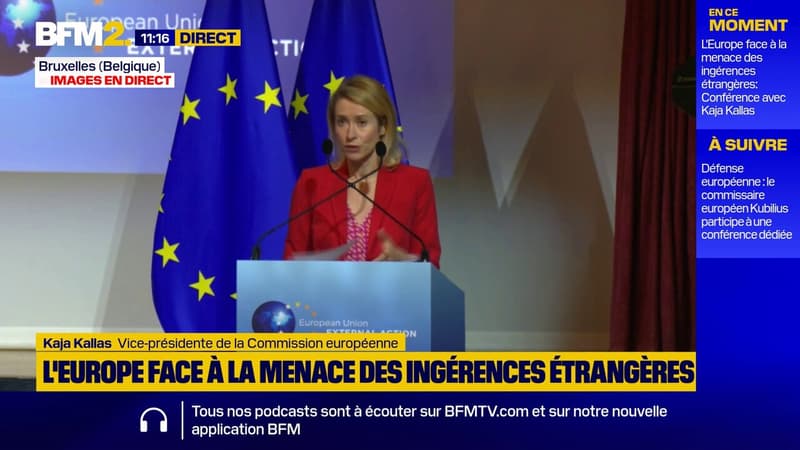 Lutte contre la désinformation: la cheffe de la diplomatie européenne déplore "le vide laissé par les États-Unis"