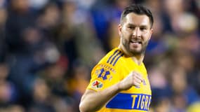 André-Pierre Gignac avec les Tigres, le 12 février 2023.