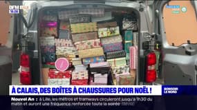 "Les gens ont envie de faire plaisir": à Calais, des boîtes de chaussures de Noël distribuées aux plus démunis